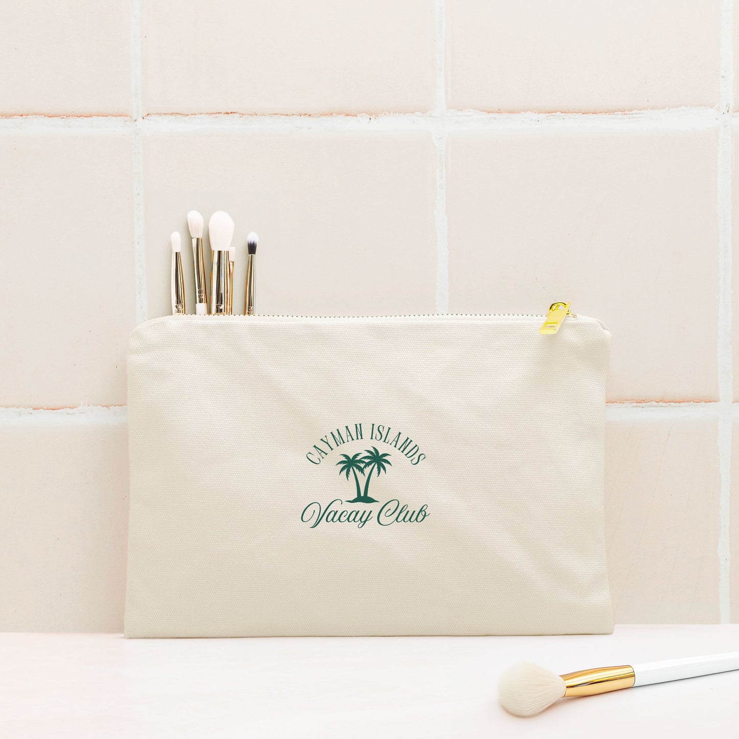 TABS Canvas Clutch - Vacay Club