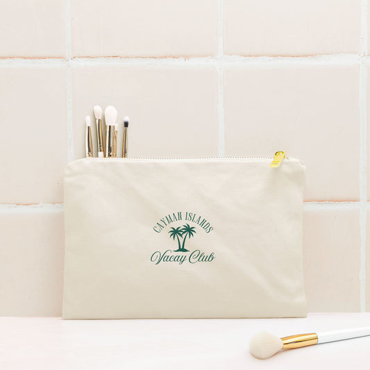 TABS Canvas Clutch - Vacay Club