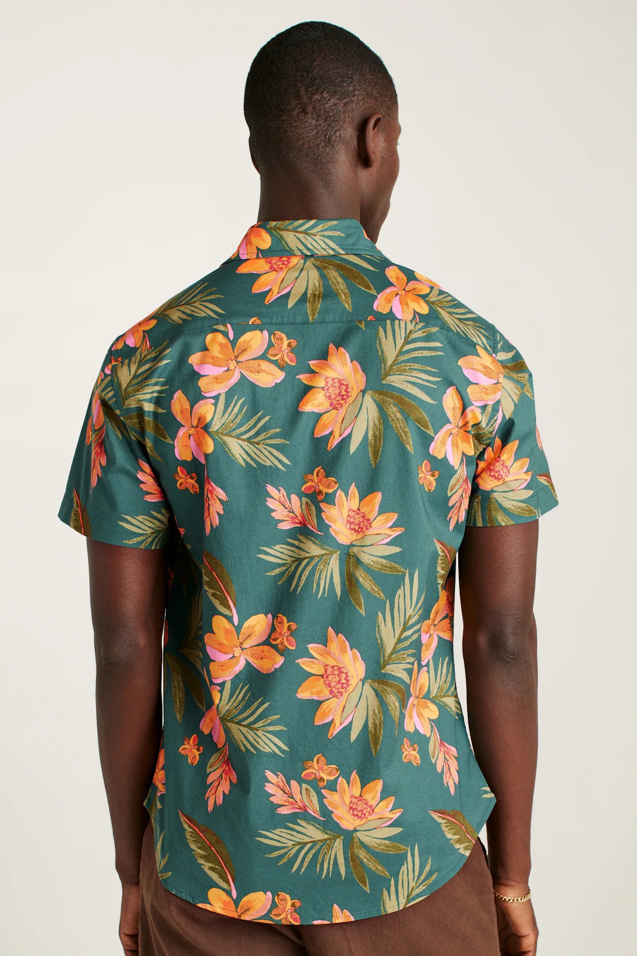 Bonobos Riviera Shirt - Teal Sunset Floral