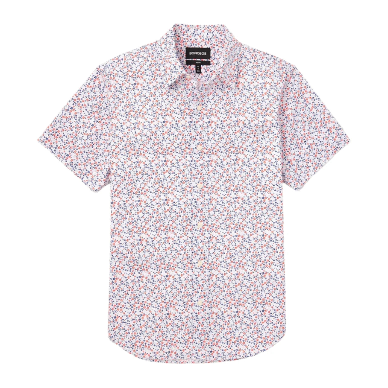 Bonobos Riviera Shirt - White Peyton Floral