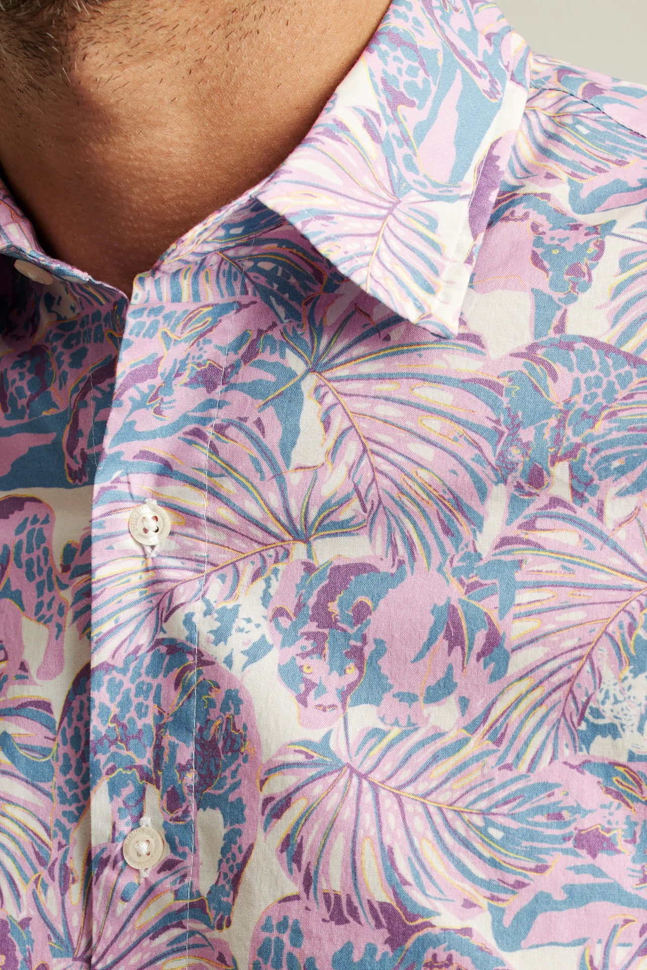 Bonobos Riviera Shirt - Tropical Cats