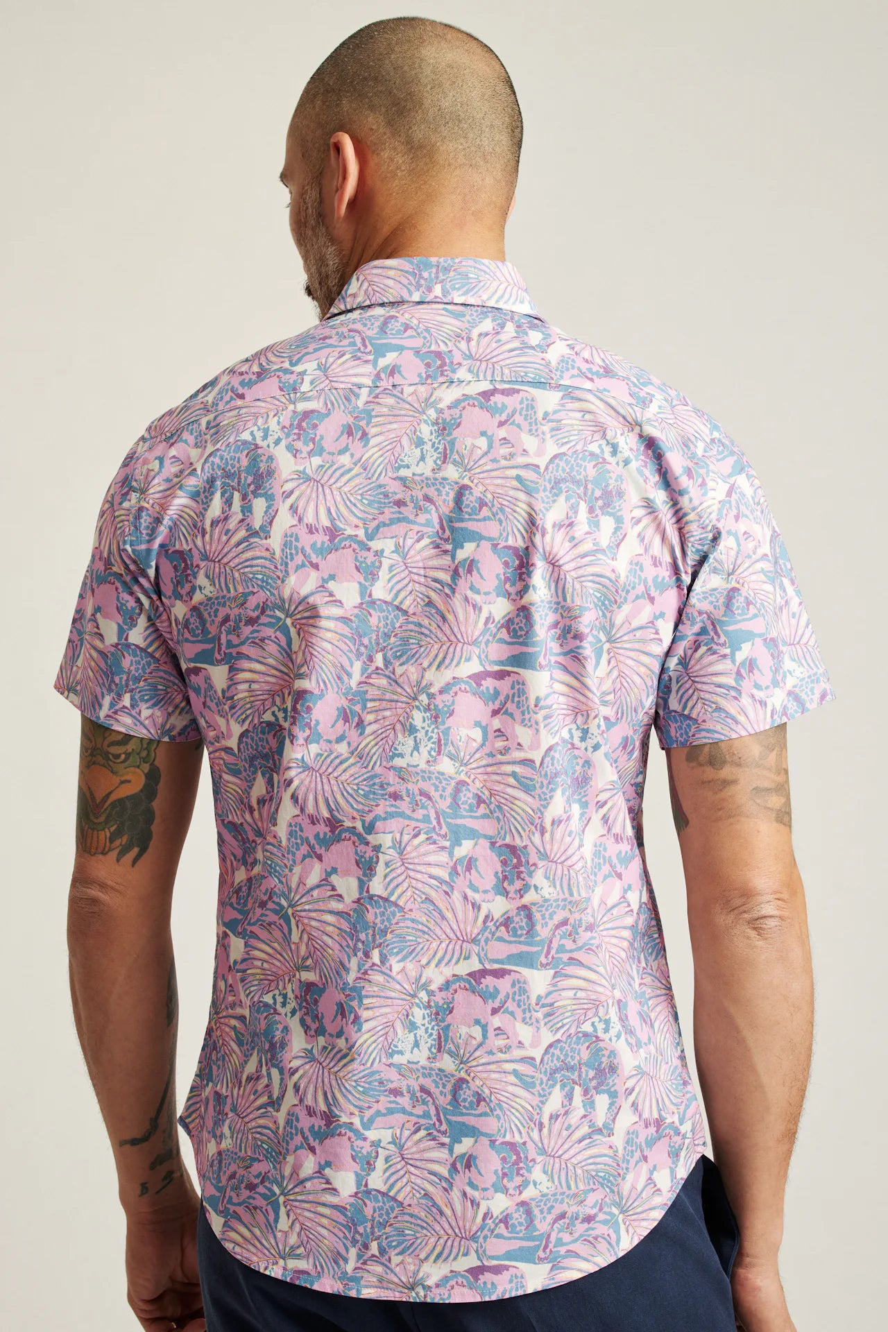 Bonobos Riviera Shirt - Tropical Cats