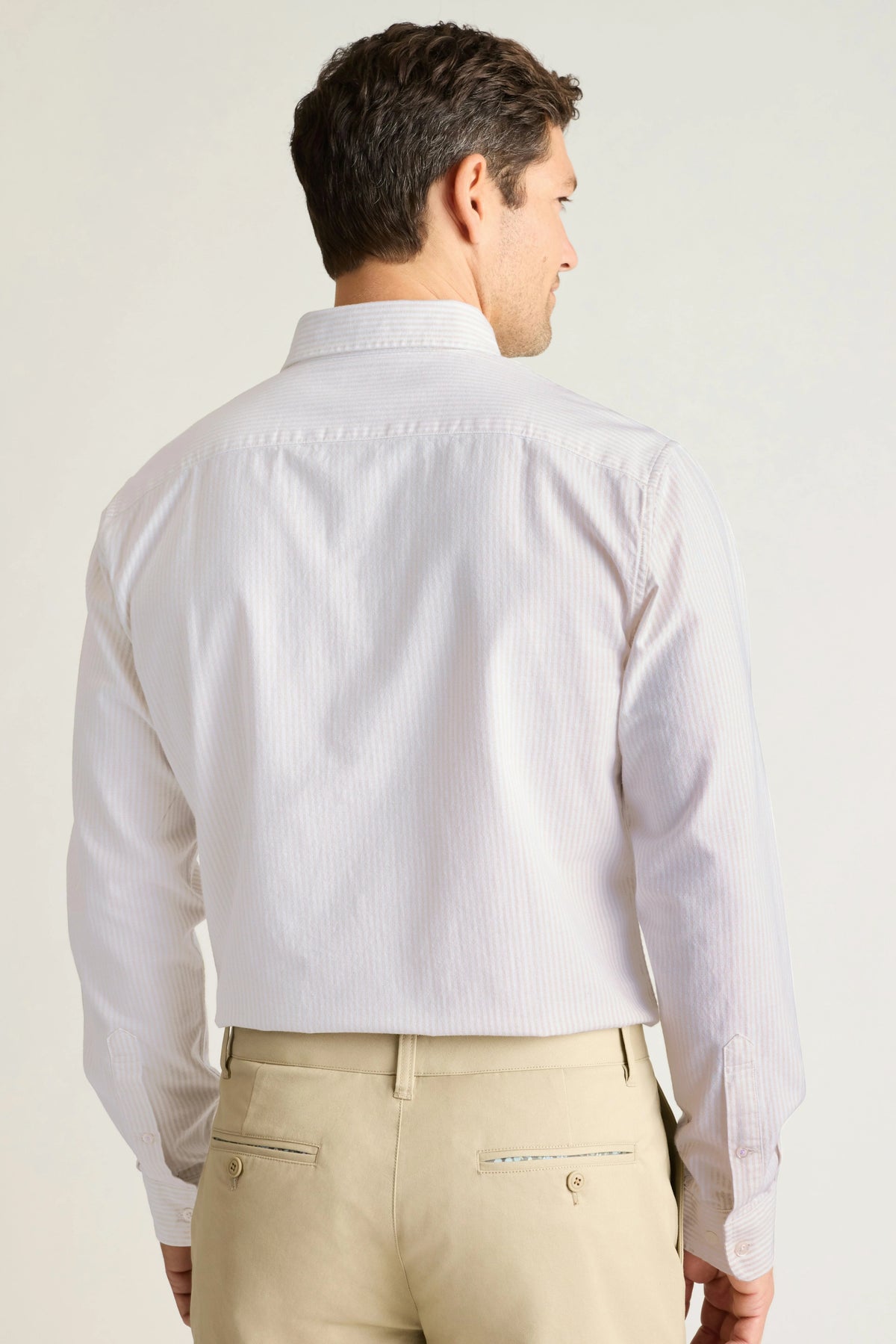 Bonobos Everyday Oxford Shirt - Khaki Chelsea Stripe