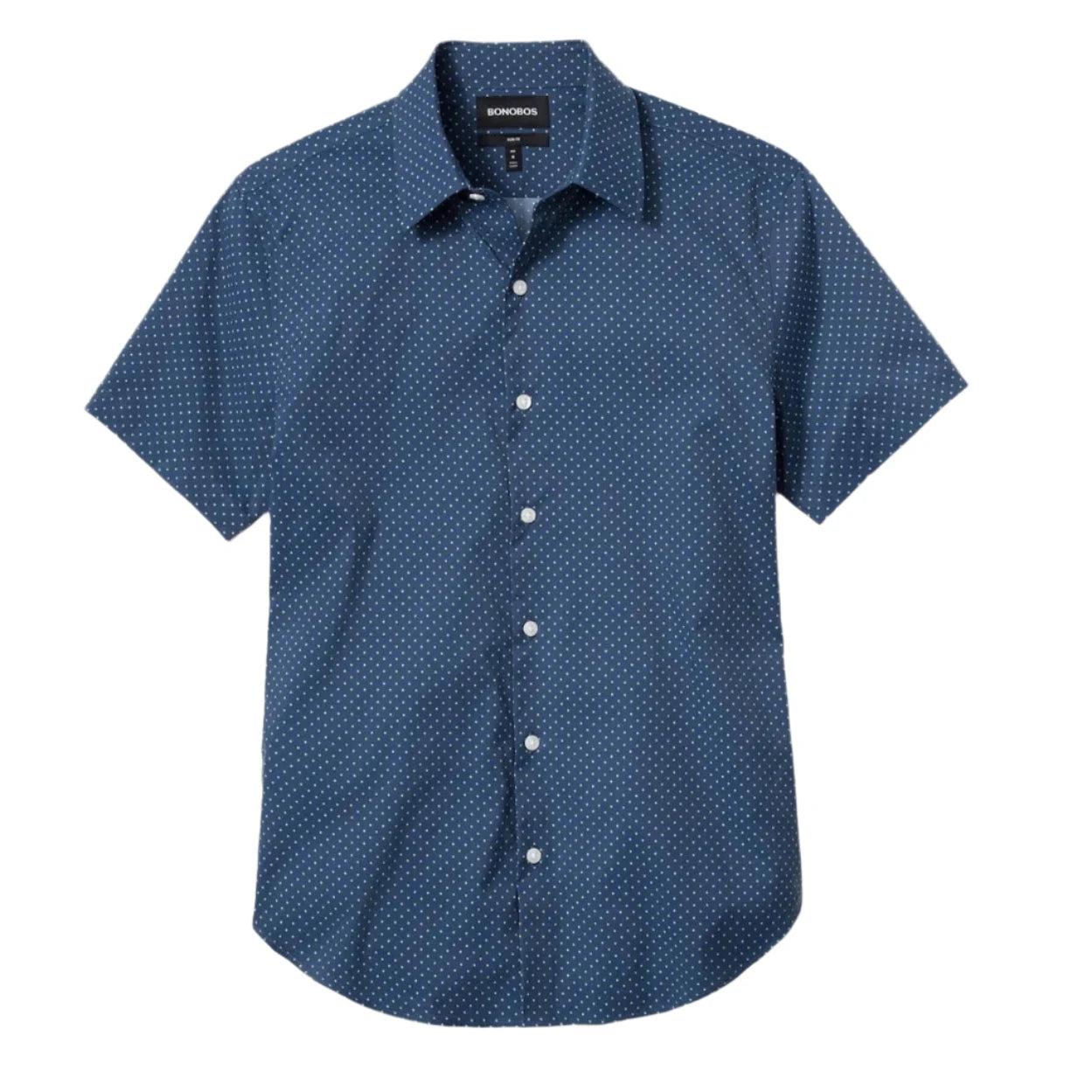 Bonobos Tech Short Sleeve Shirt - Slim Biddy Dot