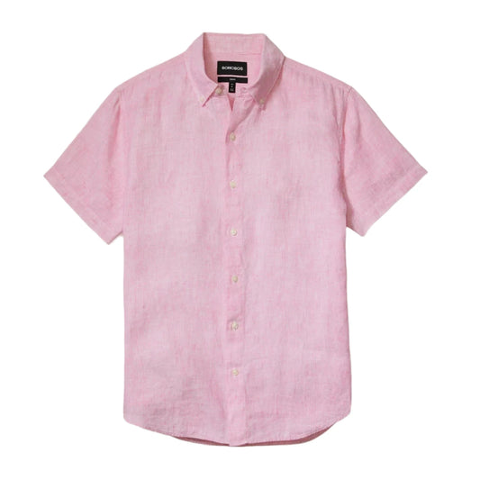 Bonobos Riviera Shirt - Pink Linen