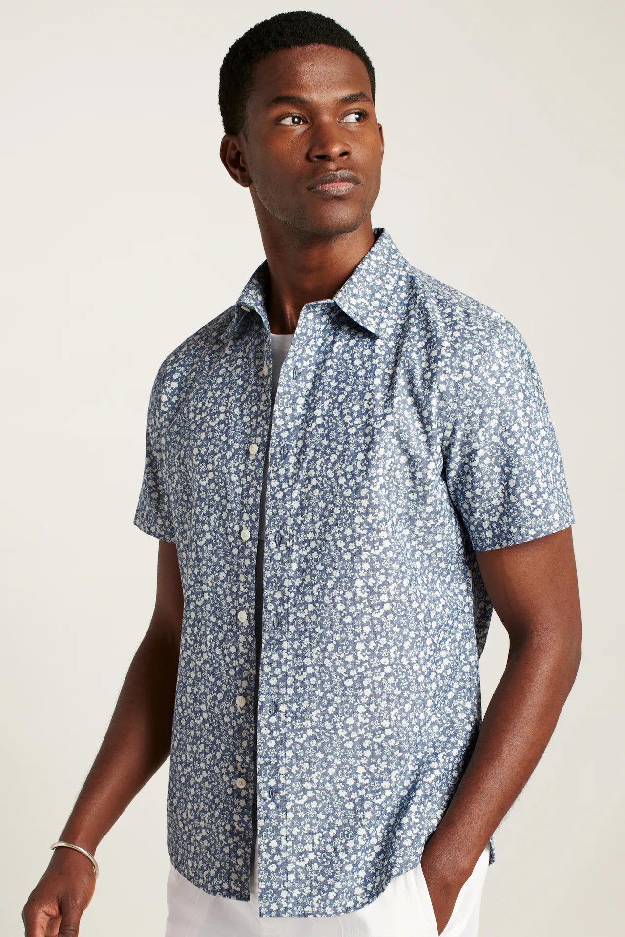 Bonobos Riviera Shirt - Chambray Weekend Floral