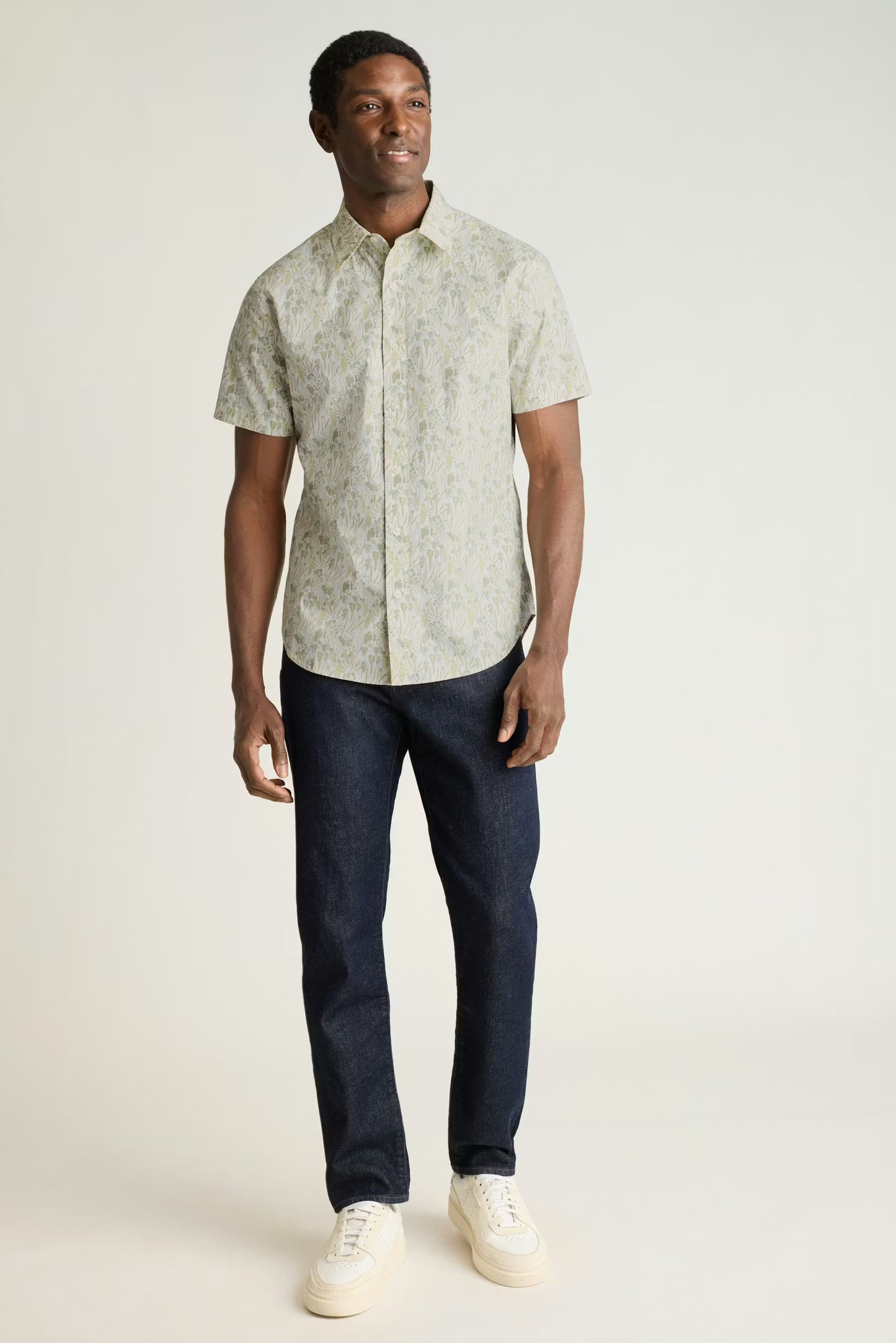 Bonobos Riviera Shirt - Green Cactus Scene