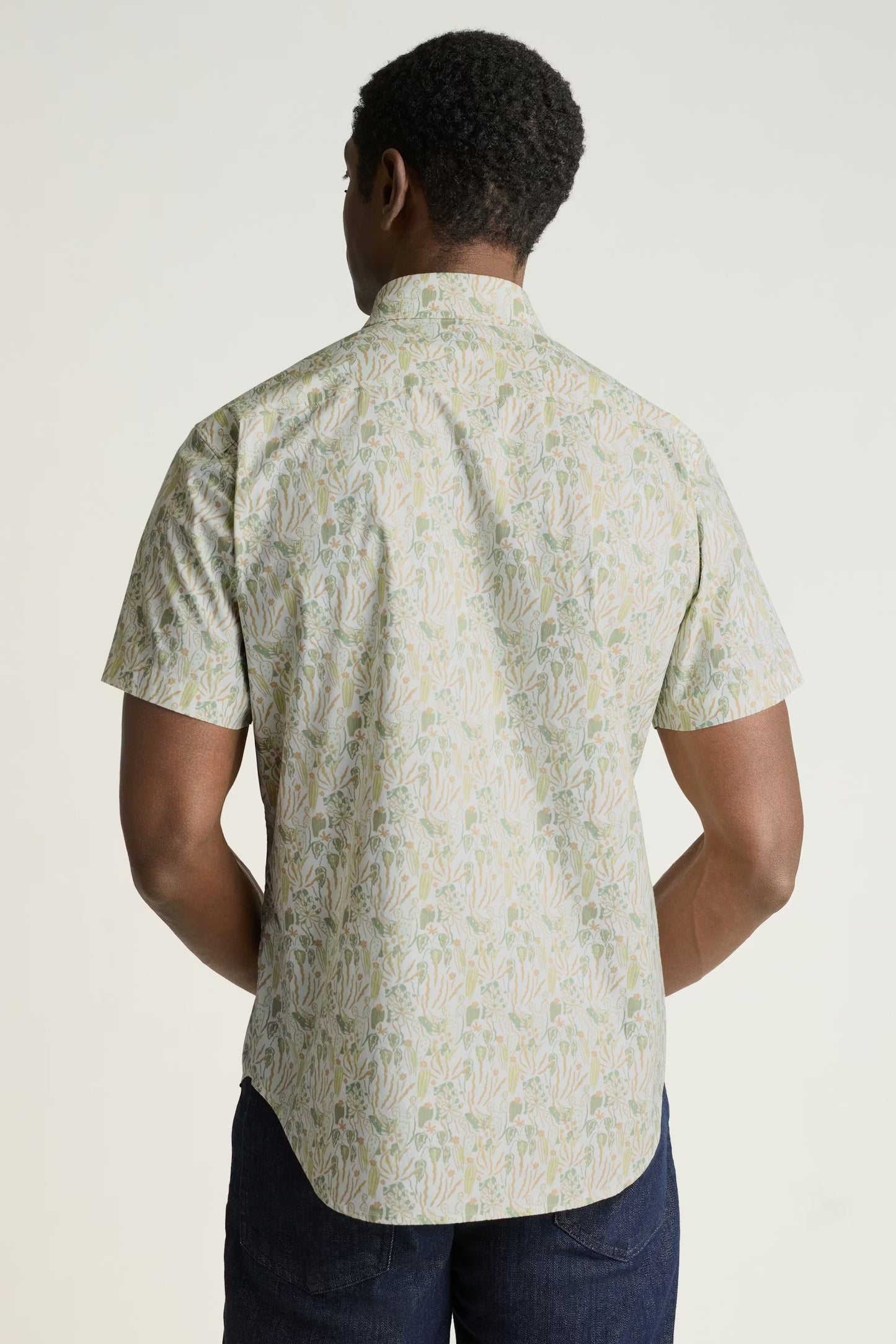 Bonobos Riviera Shirt - Green Cactus Scene