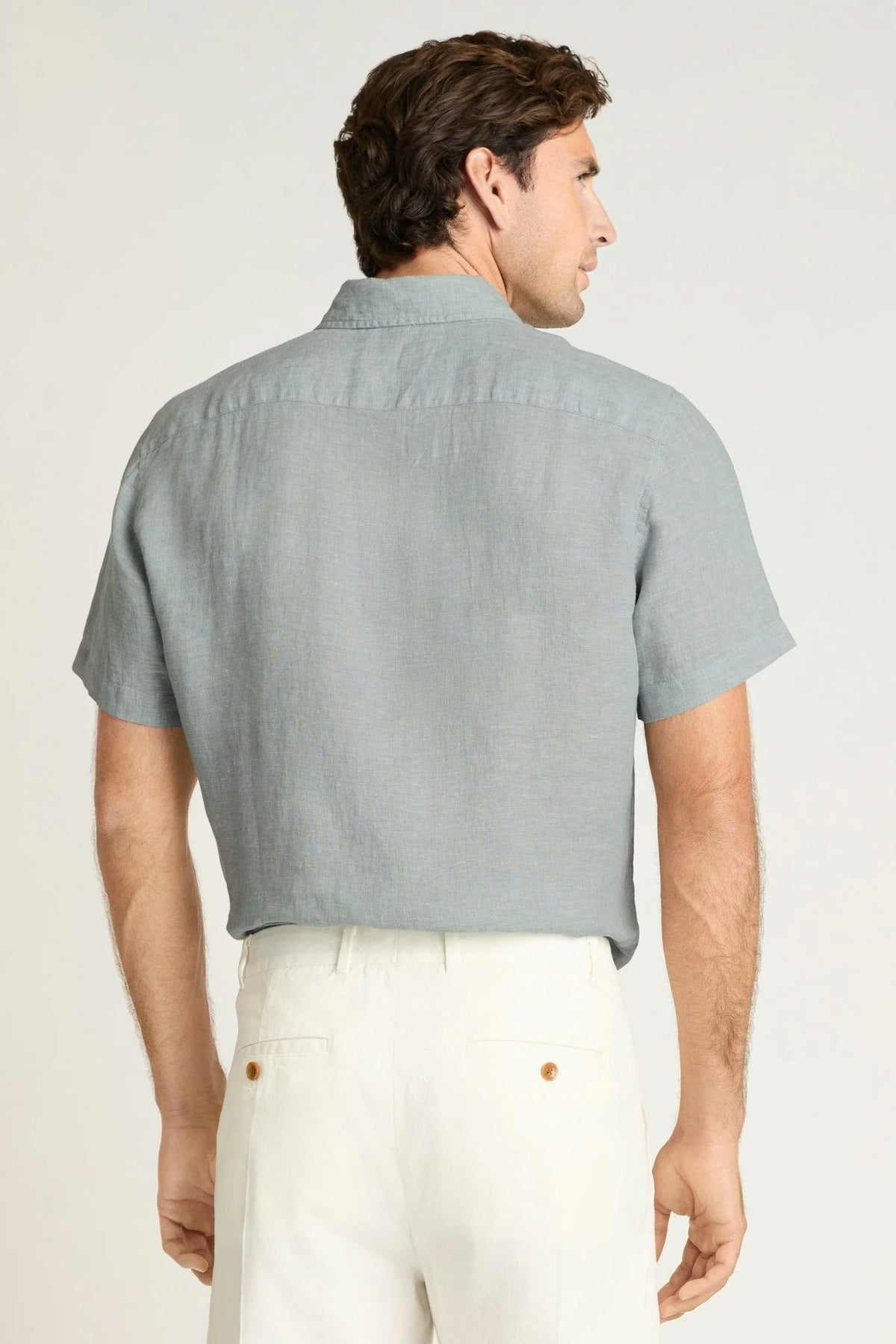 Bonobos Montauk Shirt - Solid Linen Green