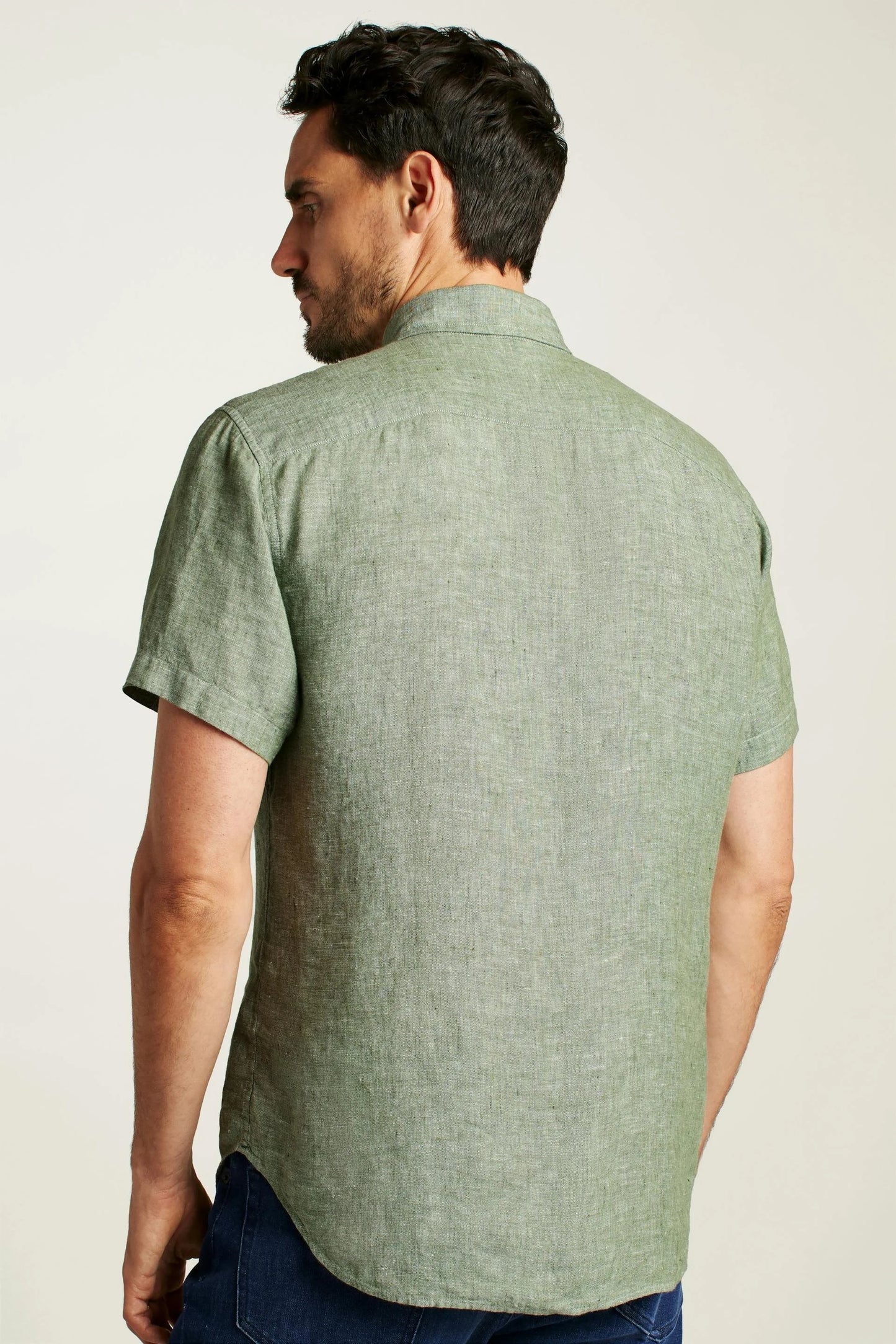 Bonobos Montauk Shirt - Solid Linen Green