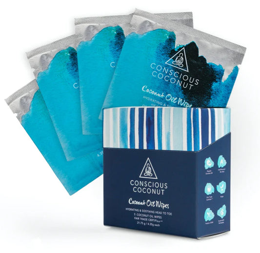 Conscious Coconut - Single Travel Wipes