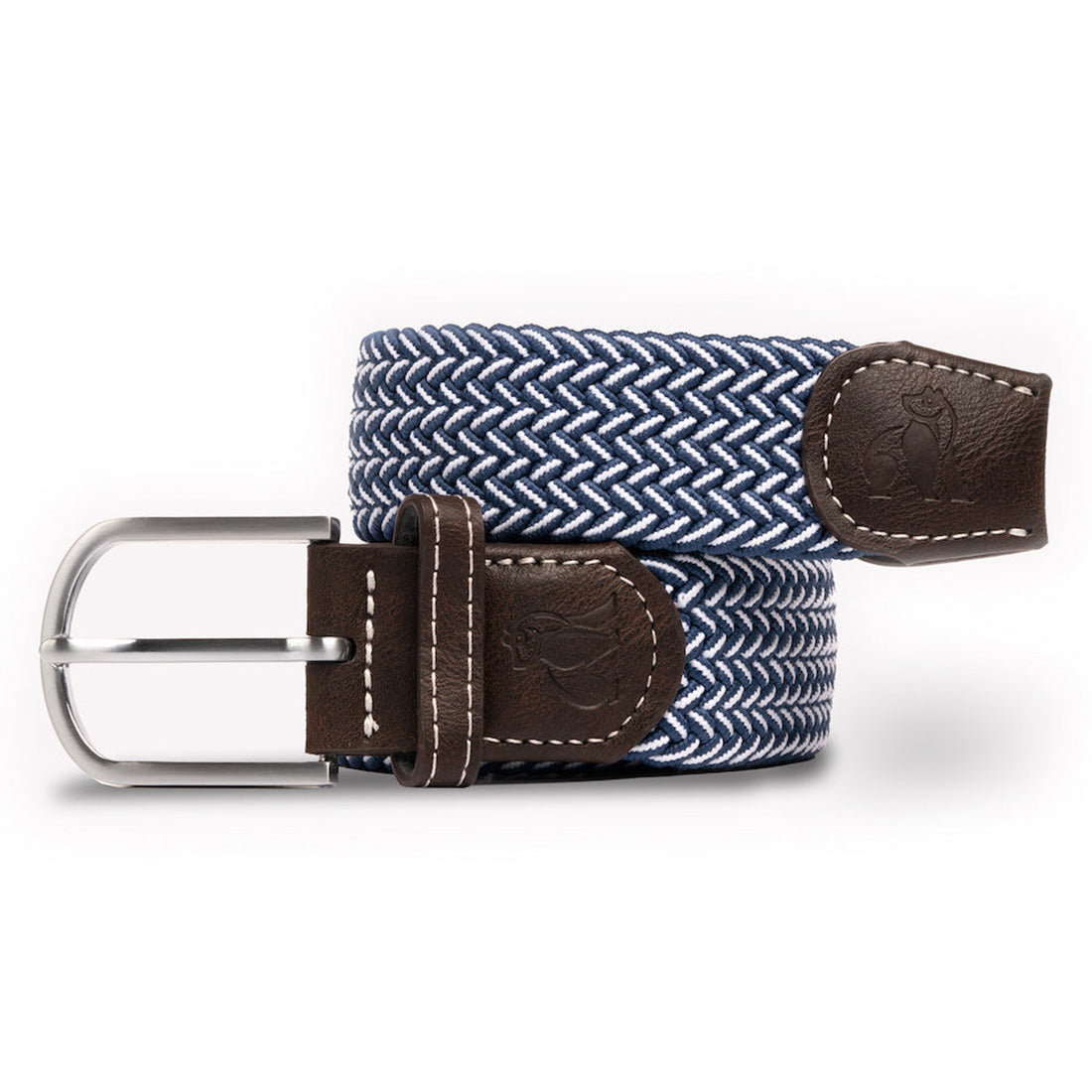 Swole Panda Belt - Navy & White Fine Weave