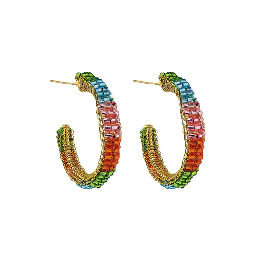 Lavish Maya Hoops - Confetti Mix