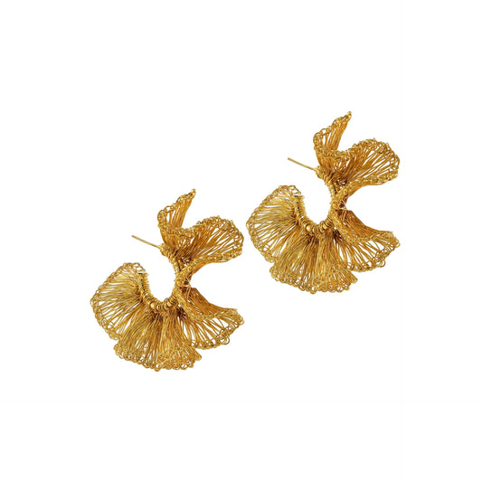 Lavish Rio Hoops - Gold