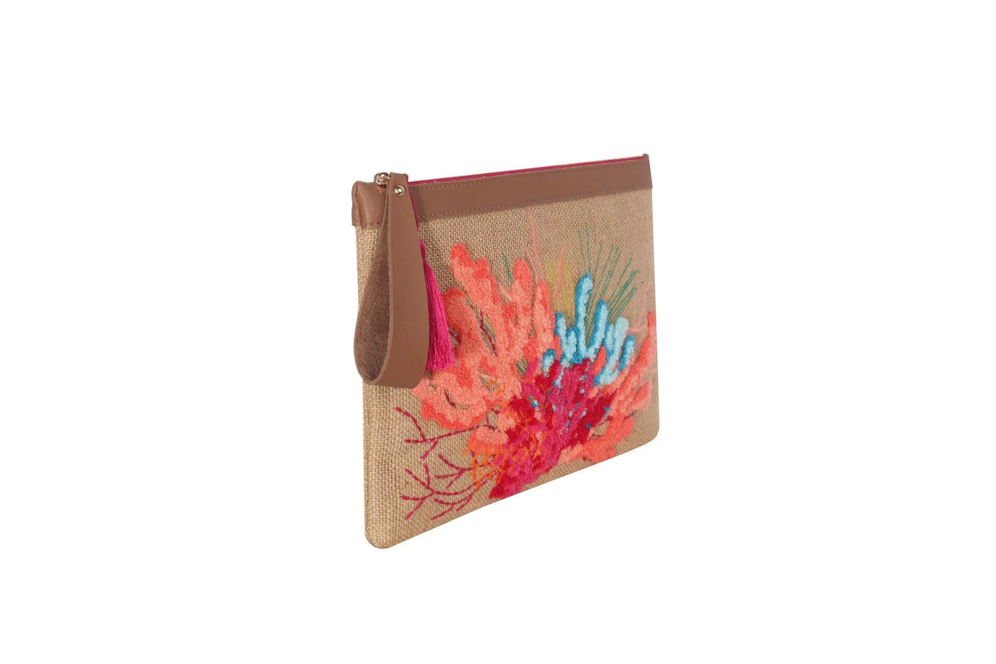 Eyna Co. Clutch - Multi Coral