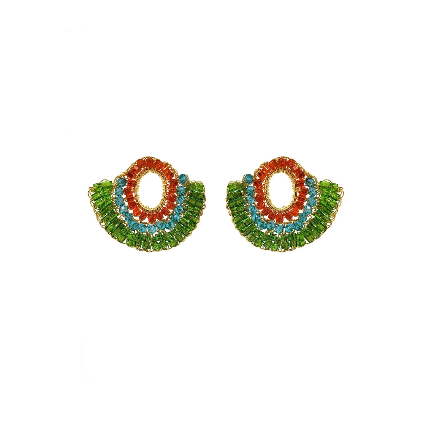 Lavish Hailee Mini Post Earrings - Multi