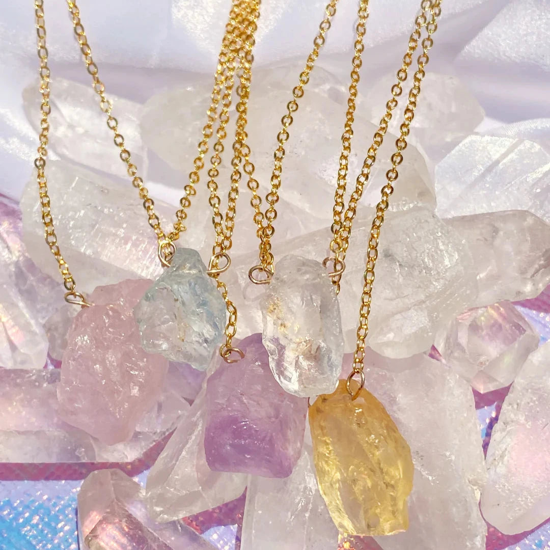 Raw Island Jewels - Mini Necklace Citrine