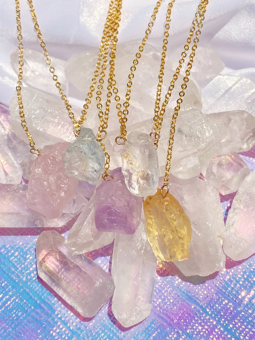 Raw Island Jewels - Mini Necklace Clear Quartz