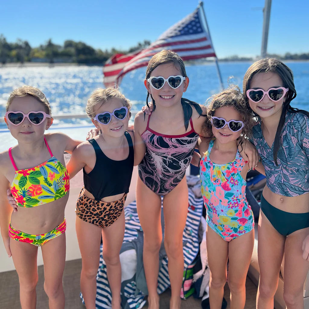 Roshambo Topanga Hearts Shades - Rose Gold
