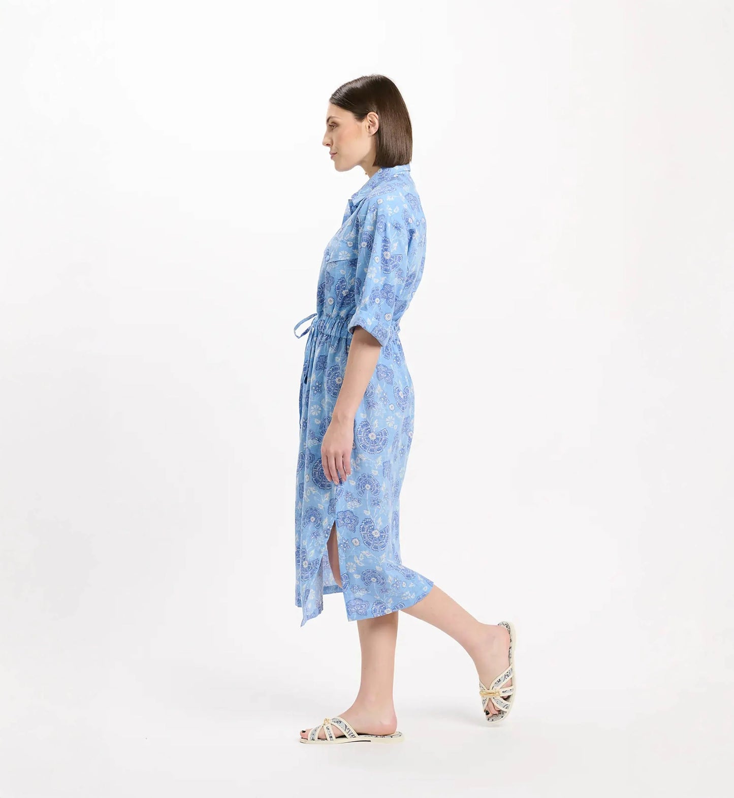 Miss June Marlo Dress - Blue