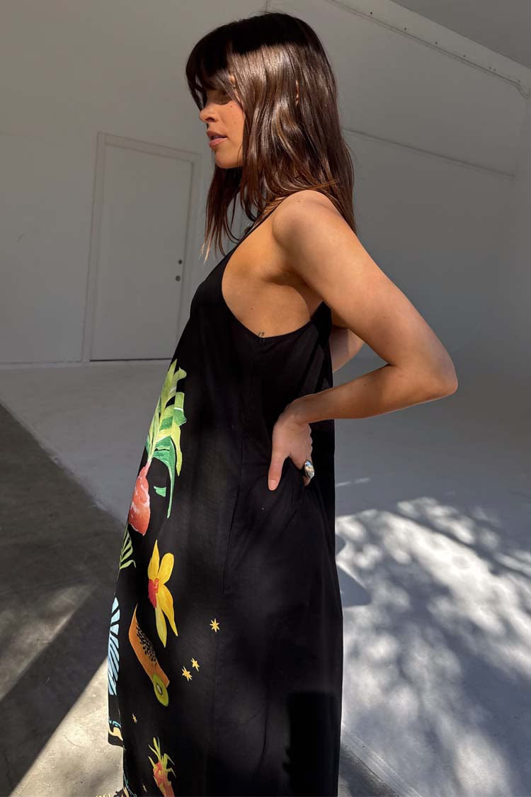 Never Fully Dressed - Black Rio Maxi Dress