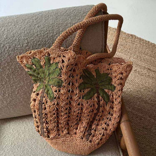 Never Fully Dressed - Palm Crochet Bag