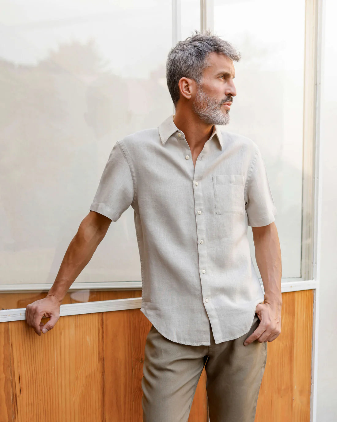 Alex Crane Ola Shirt - Bone