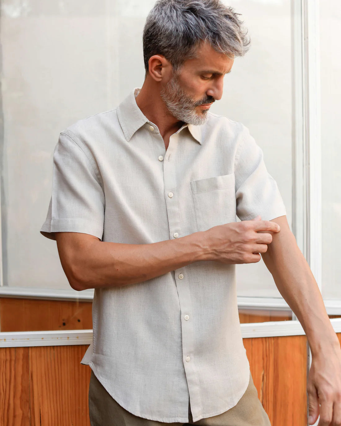Alex Crane Ola Shirt - Bone