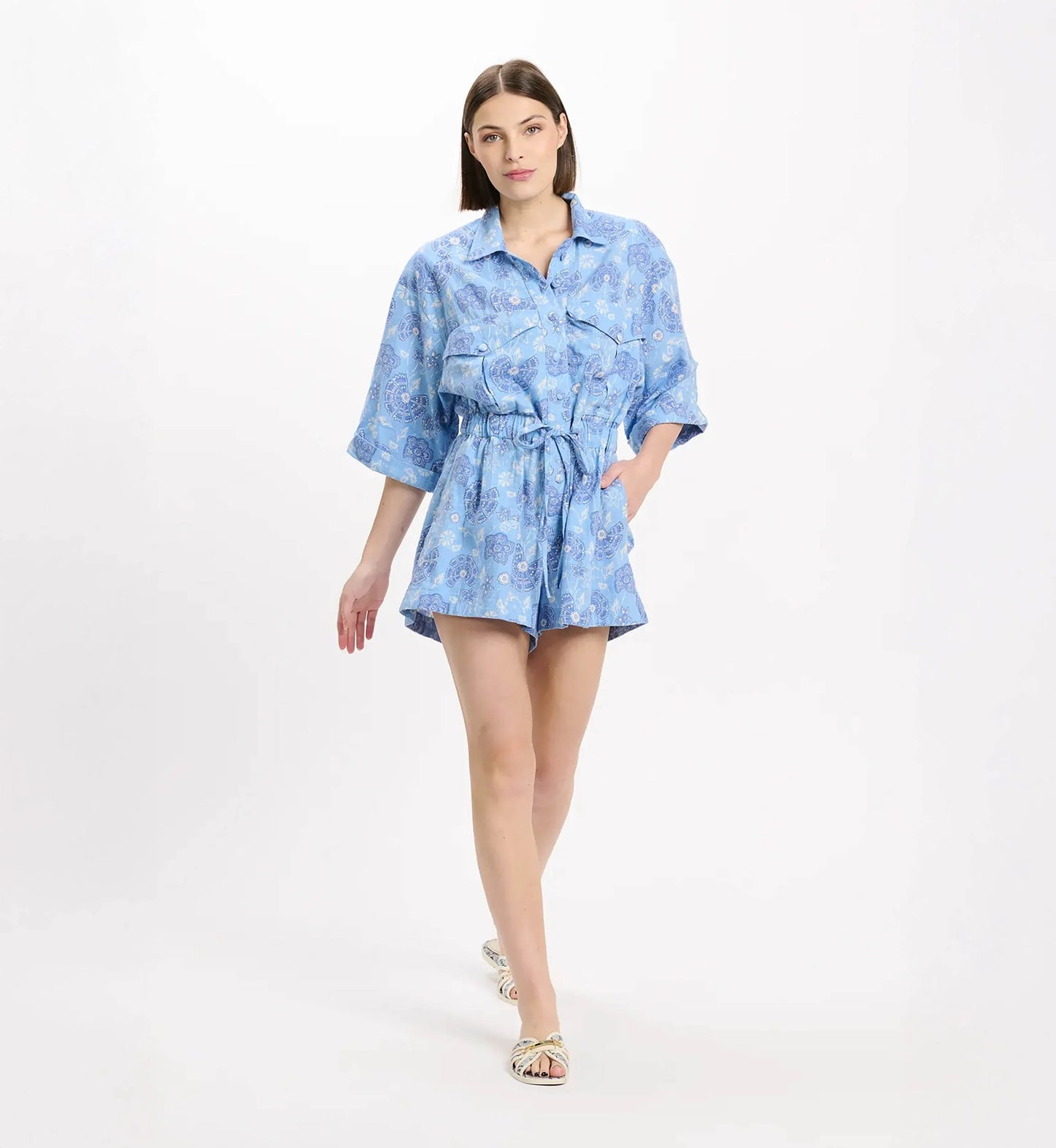 Miss June Romper Rada - Blue