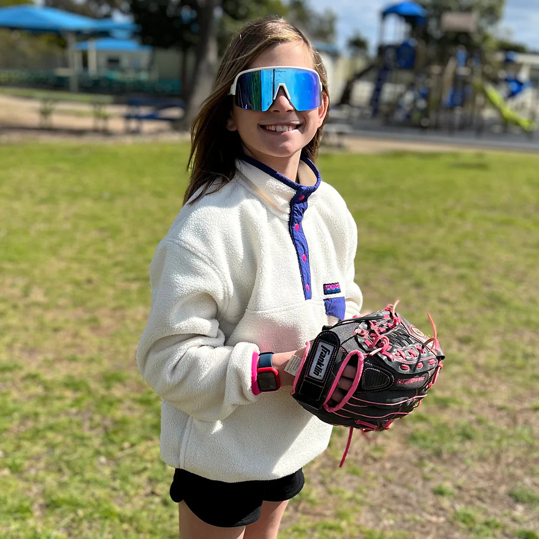 Roshambo Youth Ludicrous Speed Sport - White/Blue
