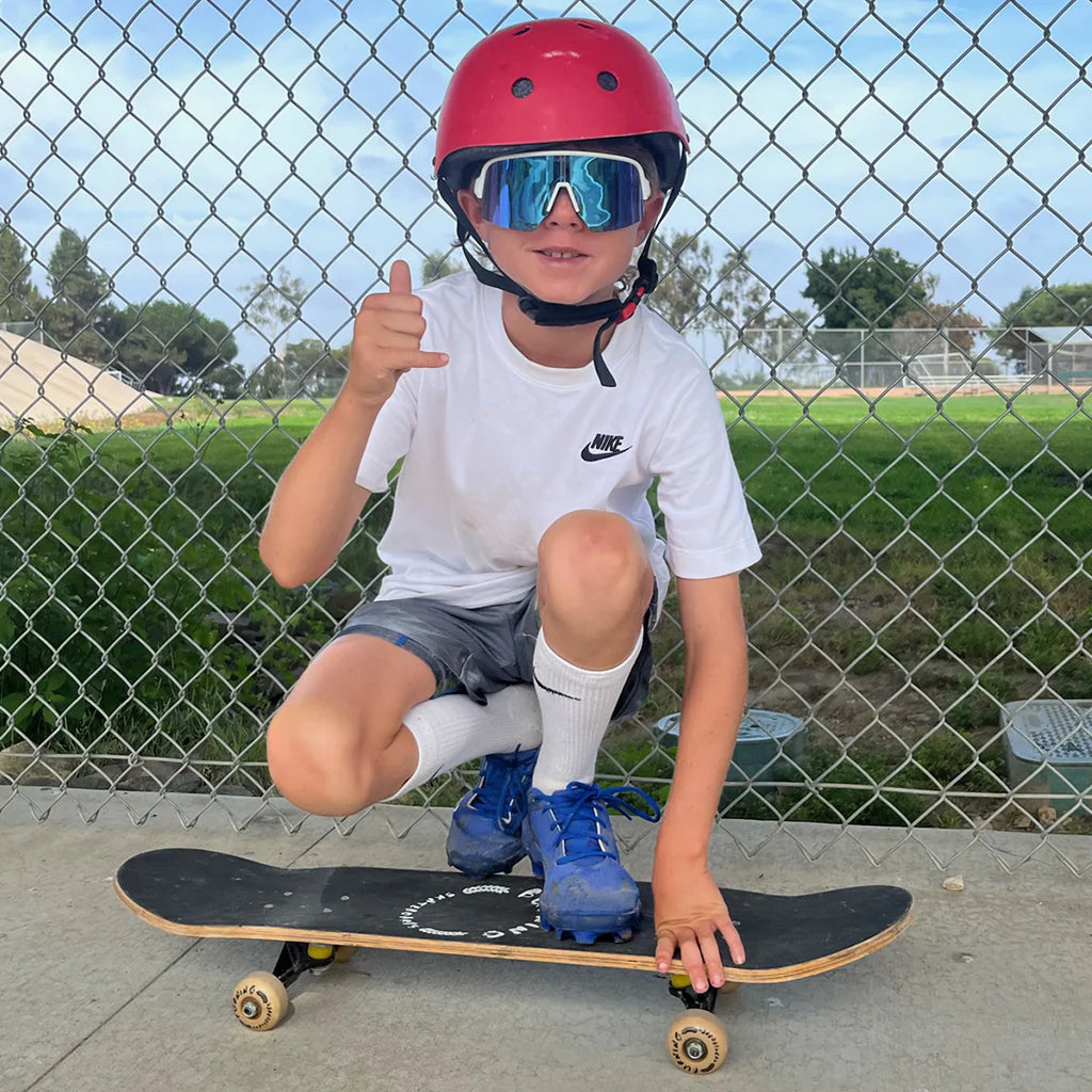 Roshambo Youth Ludicrous Speed Sport - White/Rainbow
