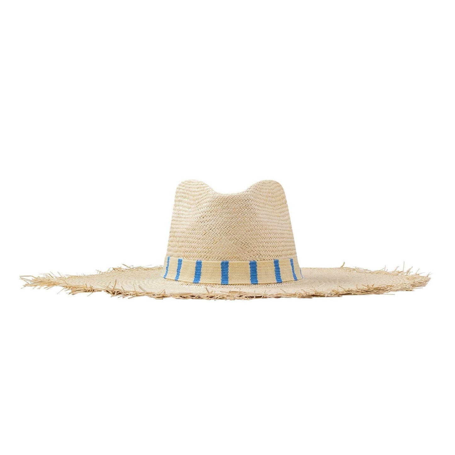 Sunshine Tienda Palm Hat Wide Brimmed Fringe - Susana