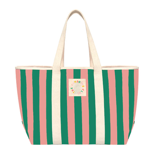 Sunshine Tienda Watermelon Stripe Tote