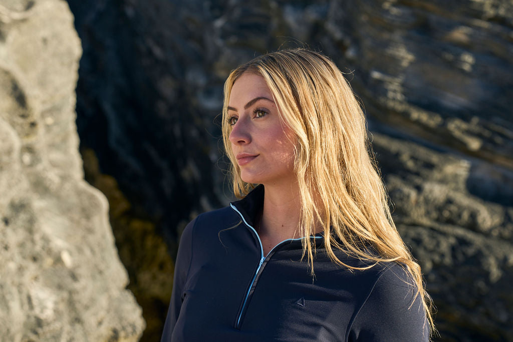 TABS Women's 1/4 Zip Pullover - Royal Navy Dockyard